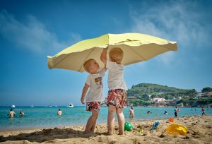 Top tips for a beach day with baby